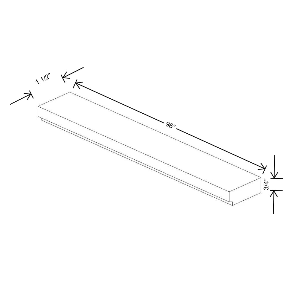 Fabuwood Illume Catalina Nocce 3 Starter Molding 3/4" X 1 1/4" X 96"